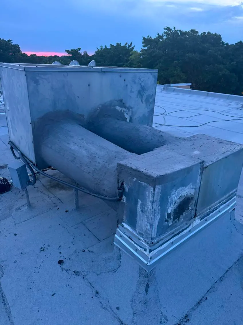 Commercial Rooftop HVAC Replacement & Ductwork Modification